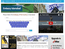 Tablet Screenshot of embassyislamabad.com